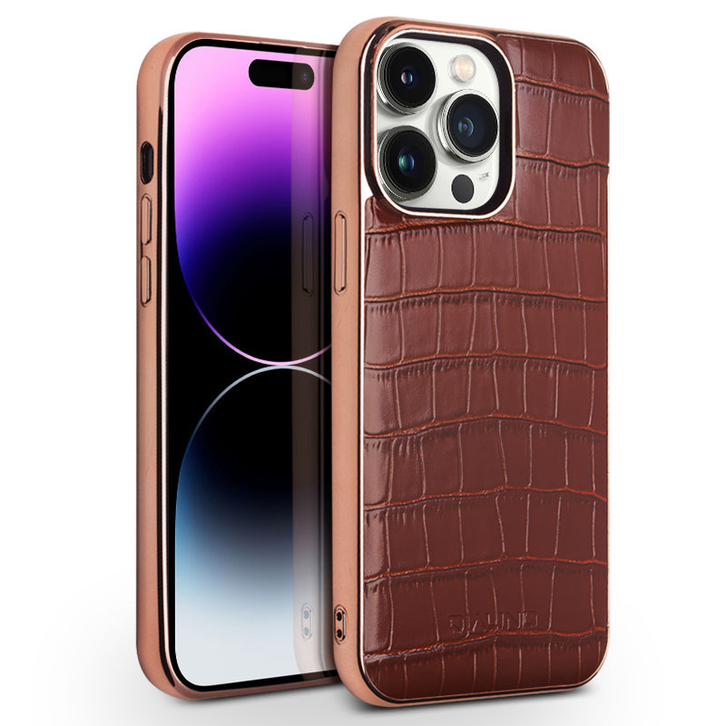 QIALINO Genuine Cow Leather TPU Case for iPhone 14 Pro Anti-Drop Shockproof Phone Cover Compatible with MagSafe Charger QIALINO Genuine Cow Leather TPU Case for iPhone 14 Pro Anti-Drop Shockproof Phone Cover Compatible with MagSafe Charger